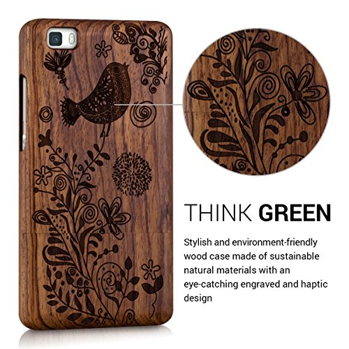 kwmobile Funda para Huawei P8 Lite 2015 - Carcasa de Madera para m vil - Case Trasero Duro con dise o oiseau et herbe reviews kwmobile Funda para Huawei P8 Lite 2015 - Carcasa de Madera para m vil - Case Trasero Duro con dise o oiseau et herbe