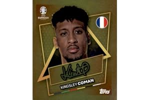 ‎COLLECT-IT.DE MY HOME OF CARDS + TOYS Topps EM 2024 Germany Einzelsticker Star Spieler Signature (FRA SP - Kingsley Coman - Star Player - Gold Signiture)