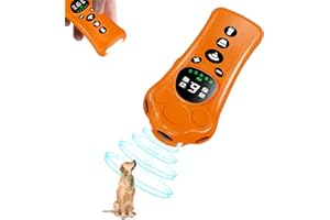 OSA Anti Barking Device for Dogs,Adjustable Ultrasonic Dog Barking Device,Variable Frequency Pet Behavior Corrector with 10 Level Ultra Sound, Anti-Bark Flashlight,Dog Barking Deterrent Devices