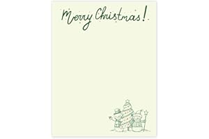 easykart labels Christmas Stationery Paper Letterhead Sheets 60 Pack Holiday Xmas Theme Design for Writing Letters Computer Office Notes & Printing Supplies Size 8.5" X 11"