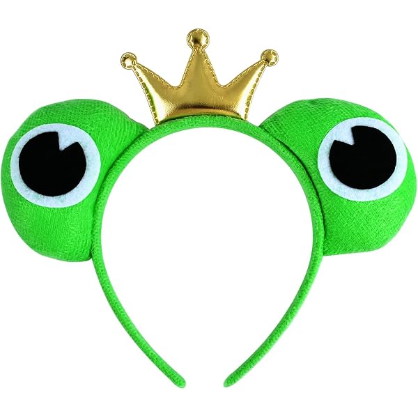 TrendandStylez Serre-tête grenouille | Serre-tête de roi grenouille | Œil de grenouille | Bandeau Crazy Frog comme accessoire pour le costume parfait en tant que grenouille pour adultes