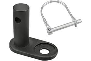 Doafoce Connecteur d'Attelage de Remorque de Vélo D’Attelage de Remorque en Acier Adaptateur de Montage Fixation Remorque Velo pour Remorques Enfants/Remorque Chien/Fret