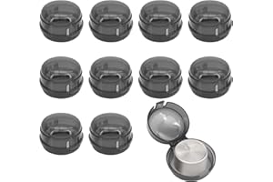 ShawFly 10 Stück Herdknopf Kindersicherung, Herdschutz Backofen Kindersicherung Schutzabdeckung des Kochgeschirrknopf Schutz für Babys & Kleinkinder-Schwarz