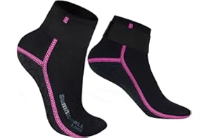 Summshall Chaussettes de Plongée, 3MM Chaussette Neoprene pour Homme Femme Chaussons de Surf Chaussettes en néoprène