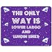 Produktbild The only Way Is unten Largo und Lundin links - PREMIUM Mauspad (5 Dick)