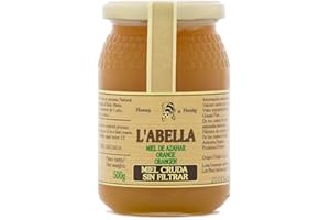 L'ABELLAMEL L’abella Mel – Miel de azahar cruda – Miel natural recolectada en España (500gr)