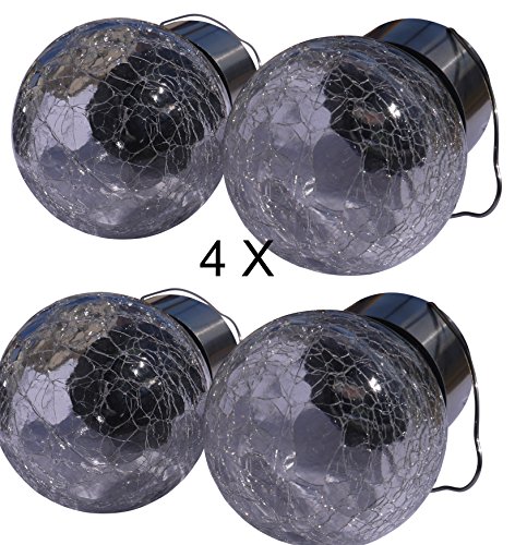 khevga Solarleuchte hängend Garten Hängeleuchte 4er Set - 3