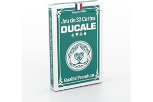 Ducale Origine - Jeu de 32 Cartes - Belote - Fabriqué en France