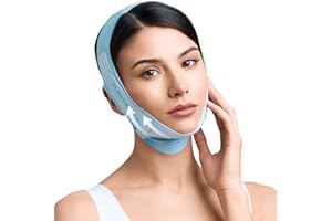 PLANTIFIQUE Mentonera Papada Reutilizable - Máscara Correa Transpirable - Mascarilla Facial V-Line Lifting Face Mask Chin Strap