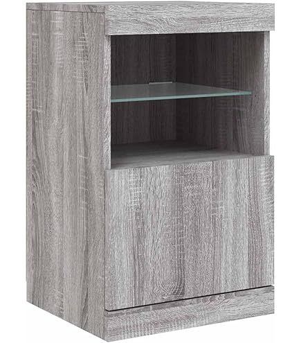 Buffet avec tiroir chêne sonoma 71x35x65 cm bois d'ingénierie vidaXL