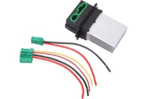 HEADERBS Resistencia del ventilador del ventilador del motor del calentador con arnés de enchufe de cableado para C5 / C3 / C2 / 207/406/607/1007 (6441L2)