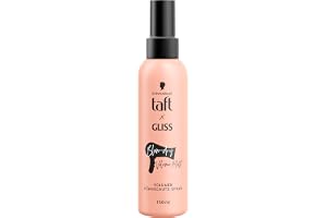 Taft x Gliss Volym hårtorksskyddsspray Blow-Dry Volym Mist (150 ml), Volymspray för 2 x mer volym vid basen och mer fyllighet i längderna, ger värmeskydd upp till 230 °C