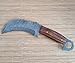 Produktbild handgemachtes edel Japan Honshu Damast-Karambit Full-Tang Messer mit Palisander Holzgriffschalen *100% Handarbeit*