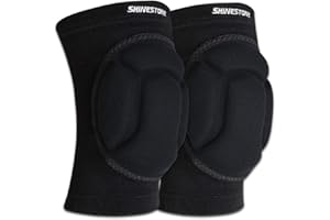 SHINESTONE Shineestone Knieschützer, Knieschützer, Dicker Schwamm-Kniepolster, hochelastisch, rutschfest, schützt vor Stößen, für Basketball und andere Sportarten. (Small)