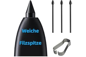 SESOCSEO 3 szt. wymienne końcówki do Samsung Galaxy Tab S10 Plus / S10+ Plus / S10 Ultra S Pen, wymienne końcówki do Samsung S Pen (3 szt. czarne)