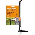 Fiskars 4-Claw Weeder 39 Inch, Black/Orange (339950-1001)