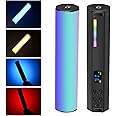 DF DIGITALFOTO W200 RGB LED Tube Light, 200mm, 2500-9000K, 20 Scene Effects, Magnetic Back, Rechargeable Mini Light Stick for Video Making, Vlogging, Photography and More