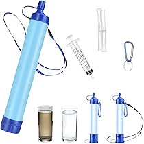 Filtro Per Acqua Portatile Membrane Solutions - Rimuove 99.9% Batteri, 0.1 Micron, Per Emergenze E Campeggio - Foto 4