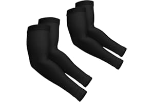 Ruiuzioong - Manicotti da braccio per uomo e donna, protezione solare per tatuaggi, compressione UPF 50, per basket, corsa