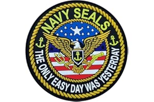 TS Tactical Store US Navy SEALs 3D PVC Scratch Resistant Hook & Loop Patch, 8 cm Round, 1 Piece, Sew-On, Patch for Military Backpack, Airsoft, Flag, Brooch, Outdoor, Crossfit, Survival