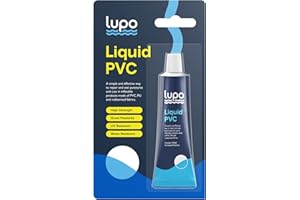 LUPO GLOBAL LUPO Reparaturset für aufblasbare Artikel | Universalkleber zur Reparatur von Löchern in aufblasbaren Pools, Whirlpools, Booten, Kajaks, Kanus, Luftmatratzen u. v. m. | Flüssiger Gummi-Flickenkleber