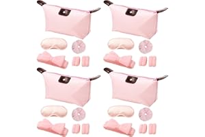 MXHBSTP Lot de 24 fournitures roses pour soirée pyjama, fournitures de soirée pyjama pour filles, adaptées pour les fêtes de nuit, les célébrations à thème et les événements de groupe