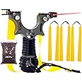 Marksman® Resin Plastic Material Outdoor Target Practice Laser Slingshot for Adults & Kids for Outdoor Games || Recreational Fishing and Fitness Toy Set || Target Games Slingshot for Hiking & Camping