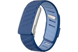 WAYCIN Pulsera de silicona resistente y cómoda compatible con WHOOP 5, Whoop MG, bandas de repuesto de silicona suave y duradera para hombres y mujeres con conector de marco de metal