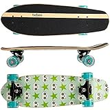 FunTomia Cruiser Skateboard 65cm aus 7-lagigem kanadischem...