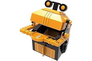 4M Kidz Robotic Money Bank Robot, Science and Activity STEM kit for Boys And Girls 8+, Yellow and Black