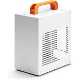 SGPC Itx Mini Case - K39 (Steel), 1U Power Supply, Includes PCIE Riser GPU, 2 Handles Can Be Installed, Vented Panel - 2 Stee
