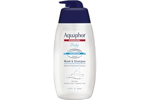 Aquaphor Baby Wash and Shampoo - Mild, Tear-free 2-in-1 Solution for Baby?s Sensitive Skin - 16.9 fl. oz. Pump