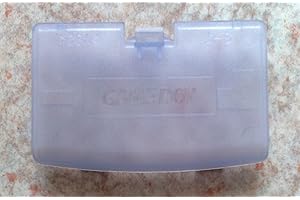 TOPALLI - Cache-Piles Couvercle Coque Arrière de Remplacement Compatible avec Nintendo Game Boy Color (Violet Transparent)