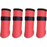 TİNEKE Velcro Dog Shoes (RED, SIZE XS)