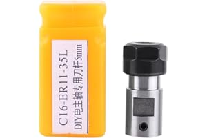 HILITAND ER11A 5mm CNC Spindle Motor Collet Chuck Shaft Milling Motor Spindle Extension Rod Holder Toolholder for Milling Drilling