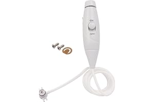 LEZHISNUG Manguera de repuesto y piezas de mango compatibles con Waterpik Water Flosser WP-100 WP-300 WP-660 WP-662 WP-670 WP-672 WP-900 Series irrigador oral; compatible con Waterpik Aquarius Water Flosser