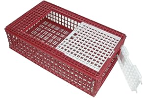 KERBL HOBBYFARMING KERBL Cage de Transport en Plastique avec Porte Frontale/Coulissant pour Élevage/Agriculture