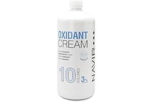 NAVIR Profesional | Acqua ossigenata in crema - Perossido di idrogeno stabilizzato - Emulsione ossidante per decolorazione e tintura dei capelli - Uso professionale e domestico (10 Vol)