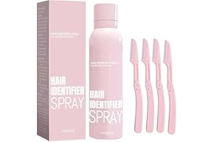 LYINUR Face Hair Identifier Spray, Hair Identifier Spray for Face Shaving, Skin Body Hair Identifier Spray Dermaplaning Spray for Face Hair Removal Spray, Facial Hair Identifier Spray for Men and Women