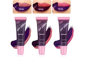 DENESTUP 3 Colors Peel off Lip Liner Stain, Long Lasting Colors Peel off Lip Stain Waterproof Lip Liner Tattoo Matte Finish Lip Tint Stain Plump Lip Makeup Gift for Women