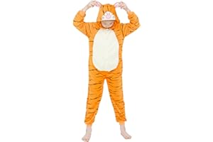 WDRHC Unisex Niños Unicornio Pijamas la Ropa de Noche del Traje Onesie 3D Novedad Mono Stitch Cartoon Animal Cosplay Disfraces Mascotas Carnaval Navidad Ropa especializada para Niños Niñas