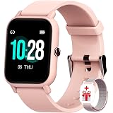 Reloj Inteligente Mujer,Smartwatch Hombre Impermeable IP68 Pulsera  Actividad 1.3 Pulgada con Monitor de Ritmo cardíaco, Podómetro, Reloj  Actividad para Xiaomi Huawei iPhone : Amazon.es: Electrónica