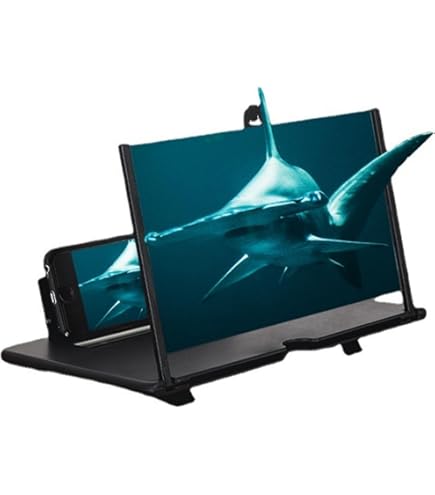 Amplificatore Schermo Cellulare Lente Ingranditore Schermo Cellulare 12" Pieghevole - Supporto HD 3D, Design In Bambù Amplificatore Video Portatile Per Cellulare Regno Unito - Foto 6