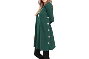 Breampot Women Jumper Dress Long Sleeve Casual Winter Mini Dresses Knitted Pullover Sweater Tunic Tops