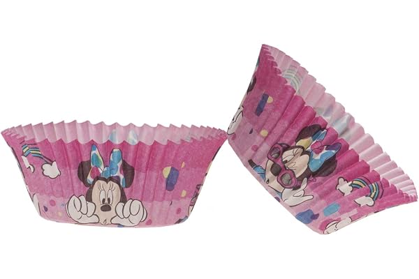 Dekora - 339264 Caissettes Cupcakes avec Design Minnie Mouse Disney - 25 Unités