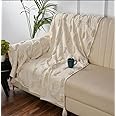 Wisdom Decor Pure Cotton Sofa Throw | Throw for Living Room, Bedroom, Sofa & Chair | Throw Blanket for Sofa, Bed, Chair & Travel (50"x60", WDM286)