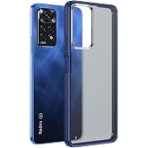 Microsonic Xiaomi Redmi Note 11 Pro 5G i&ccedil;in Kılıf Frosted Frame Lacivert [Redmi Note 11 Pro 5G ile Uyumlu Kılıf - Lacivert]