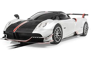 Scalextric C4399 Pagani Huayra BC Roadster – Metallic Pearl White, Slot Car - Street & Rally