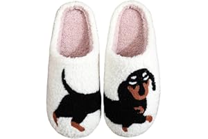 bolukets Damen Herren Hausschuhe Winter Warme Lustig Plüsch Hausschuhe Flauschige Tier Pantoffeln Flaumig Slippers für Outdoor/Indoor
