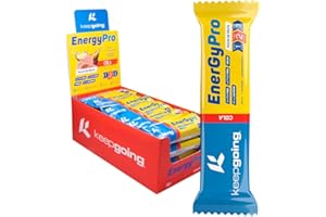 Keepgoing - Barritas Energéticas Naturales EnergyPro 12 uds x 40g | Textura de Gominola para Ciclismo y Running | Barritas Energéticas de Pulpa de Fruta (12 unidades, Cola)